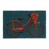 Relaxdays Kokos Fußmatte Fahrrad
