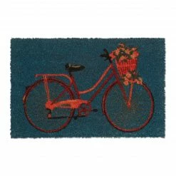 Relaxdays Kokos Fußmatte Fahrrad