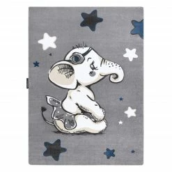 RugsX Kinderteppich PETIT ELEPHANT ELEFANT - 140 x 190 cm
