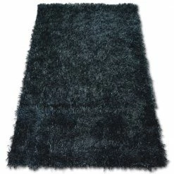 RugsX Teppich SHAGGY LILOU schwarz - 130 x 190 cm