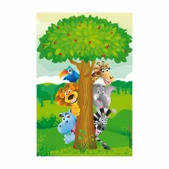 Bilderwelten No.BF1 Dschungeltiere - 40 x 60 cm - Durchmesser: 60 cm