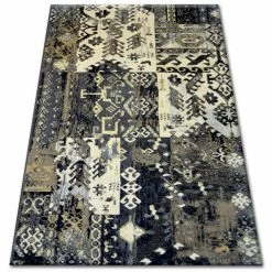 RugsX Teppich ZIEGLER 038 schwarz/Creme - 133 x 190 cm