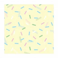 Bilderwelten Buntes Konfetti aus Pastellstreifen - 100 x 100 cm - Durchmesser: 100 cm