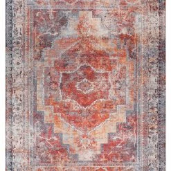 RugsX ANDRE 1684 Waschteppich Rahmen, vintage - 160 x 220 cm