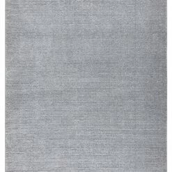 RugsX Teppich SEVILLA PC00B Streifen grau - 140 x 190 cm