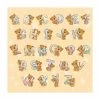 Bilderwelten Alphabet mit Teddy von A bis Z - 120 x 120 cm - Durchmesser: 120 cm