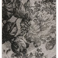 RugsX TEPPICH SIZAL FLOORLUX 20491 BLUMEN - 120 x 170 cm