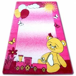 RugsX Teppich für Kinder HAPPY C210 rosa - 280 x 370 cm