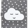 RugsX Kinderteppich PETIT CLOUD WOLKEN STERNE - 140 x 190 cm