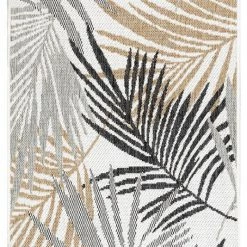 RugsX Teppich, Läufer SISAL COOPER Blätter - 80 x 200 cm