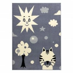 RugsX Teppich BCF FLASH Smile 3992 - Sonne - 160 x 220 cm