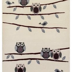 RugsX Teppich HEOS 78465 creme / rotwein - 160 x 220 cm