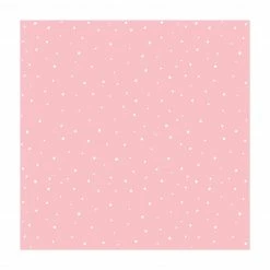 Bilderwelten Gezeichnete Punkte auf Pastellrosa - 140 x 140 cm - Durchmesser: 140 cm