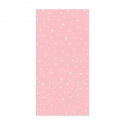 Bilderwelten Gezeichnete Punkte auf Pastellrosa - 100 x 200 cm - Durchmesser: 200 cm