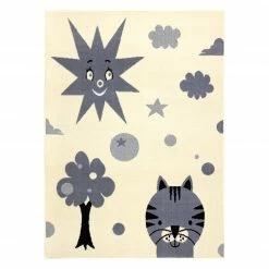 RugsX Teppich BCF FLASH Smile 3992 - Sonne - 200 x 300 cm