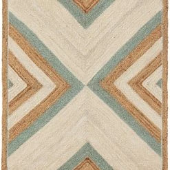 Benuta Kinderteppich Frieda - Hellgrün - Türkis - 80 x 120 cm