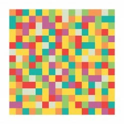 Bilderwelten Buntes Mosaik Zirkus - 120 x 120 cm - Durchmesser: 120 cm