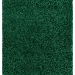 RugsX Teppich SOFFI shaggy 5cm Flaschengrün - 140 x 190 cm