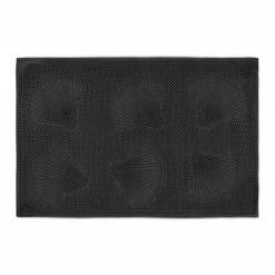 Relaxdays Gummi Fußmatte mit Muscheln