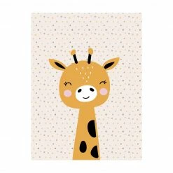 Bilderwelten Baby Giraffe - 120 x 160 cm - Durchmesser: 160 cm