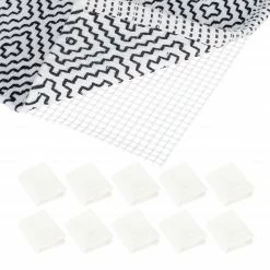 Relaxdays 10 x Antirutschmatte für Teppiche