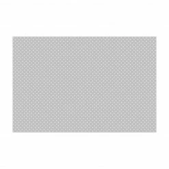 Bilderwelten Weiße Punkte auf Grau - 120 x 80 cm - Durchmesser: 80 cm