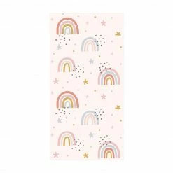 Bilderwelten Regenbogenwelt mit Sternen und Pünktchen - 100 x 200 cm - Durchmesser: 200 cm