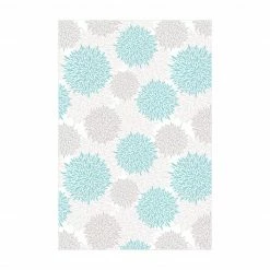 Bilderwelten Große gezeichnete Pusteblumen in Blau - 140 x 210 cm - Durchmesser: 210 cm