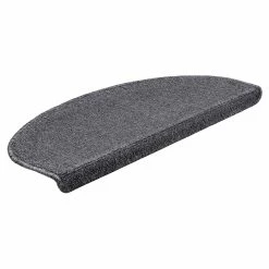 En.casa Stufenmatte Halbrund - Grau