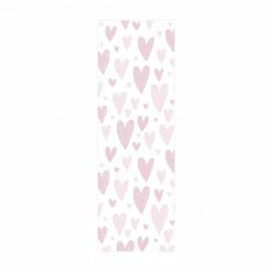 Bilderwelten Kleine und große gezeichnete Rosa Herzen - 50 x 150 cm - Durchmesser: 150 cm