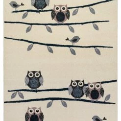 RugsX Teppich HEOS 78465 creme / blau / rosa - 190 x 270 cm