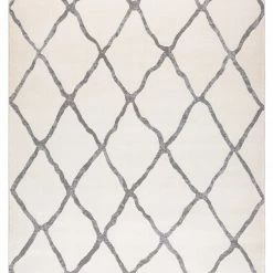 RugsX Modern Teppich REBEC Franse 51135A - - 280 x 370 cm