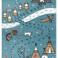 RugsX Teppich FUN Indian für Kinder, - 160 x 220 cm