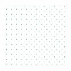 Bilderwelten No.YK62 Anker Türkis - 160 x 160 cm - Durchmesser: 160 cm