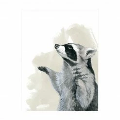 Bilderwelten Waldfreunde - Waschbär - 150 x 200 cm - Durchmesser: 200 cm