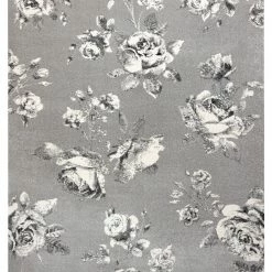 RugsX Teppich GNAB 60642653 Blumen Rosen grau - 160 x 230 cm