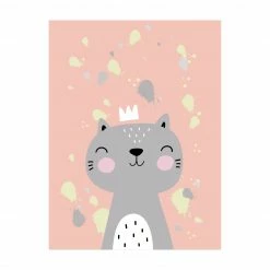 Bilderwelten Freche Katze - 135 x 180 cm - Durchmesser: 180 cm