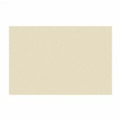 Bilderwelten No.YK56 Weiße Punkte auf Creme - 330 x 220 cm - Durchmesser: 220 cm