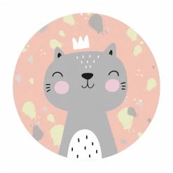 Bilderwelten Freche Katze - 200 x 200 cm - Durchmesser: 200 cm