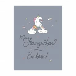 Bilderwelten Mein Sternzeichen - Einhorn - 195 x 260 cm - Durchmesser: 260 cm