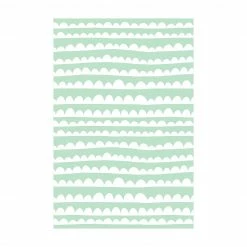 Bilderwelten Weiße Wolkenbänder im Grünen Himmel - 60 x 90 cm - Durchmesser: 90 cm