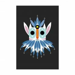 Bilderwelten Collage Ethno Maske - Gnom - 100 x 150 cm - Durchmesser: 150 cm