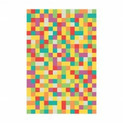 Bilderwelten Buntes Mosaik Zirkus - 100 x 150 cm - Durchmesser: 150 cm