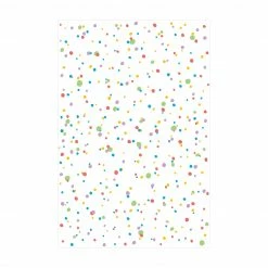 Bilderwelten Gezeichnete kleine Punkte Kunterbunt - 60 x 90 cm - Durchmesser: 90 cm