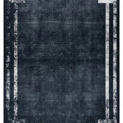 RugsX ANDRE 1486 Waschteppich Rahmen, vintage - 160 x 220 cm