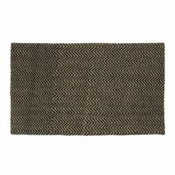 Relaxdays Jute Fußmatte mit Muster - 75 x 45 cm