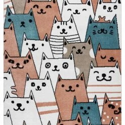 RugsX Teppich FUN Gatti für Kinder, Katzen - 120 x 170 cm