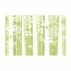 Bilderwelten Bäume im Wald Grün - 120 x 80 cm - Durchmesser: 80 cm