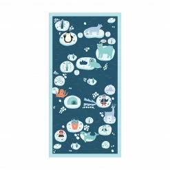 Bilderwelten Antarktis - Eisbär Rudi möchte Fisch - 90 x 180 cm - Durchmesser: 180 cm