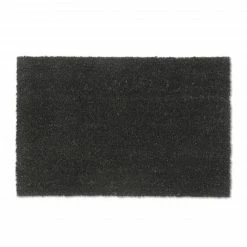 Relaxdays Schwarze Fußmatte Kokos